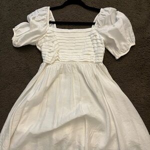 Blu Pepper Elegant White Kids Dress